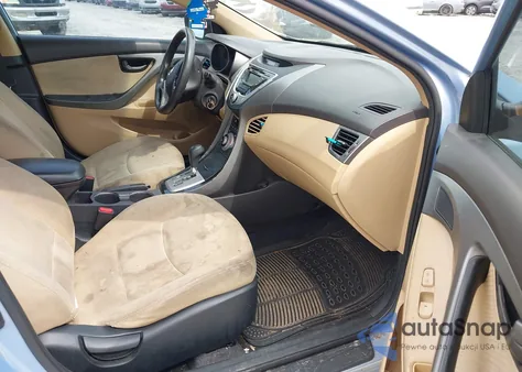2012 Hyundai Elantra Gls (Ulsan Plant) from USA, damaged, VIN KMHDH4AE4CU420946